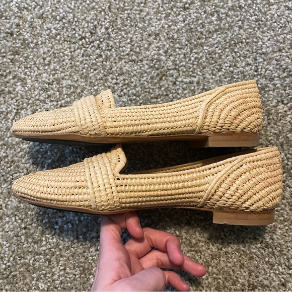 Sezane Tan Woven Flats - Picture 7 of 9